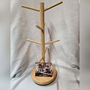 Wooden Mug Tree Stand